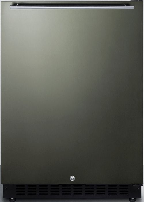 Summit® 4.8 Cu. Ft Black Stainless Steel Under the Counter Refrigerator