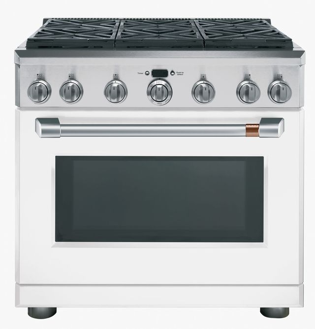 Café™ 36" Stainless Steel Professional Style Dual Fuel Range 22