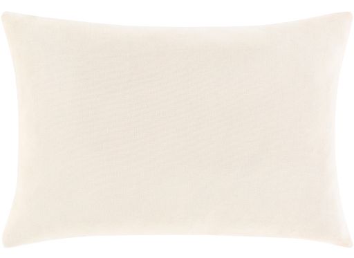 Surya La Guirlande Cream 12" x 18" Toss Pillow with Down Insert 1