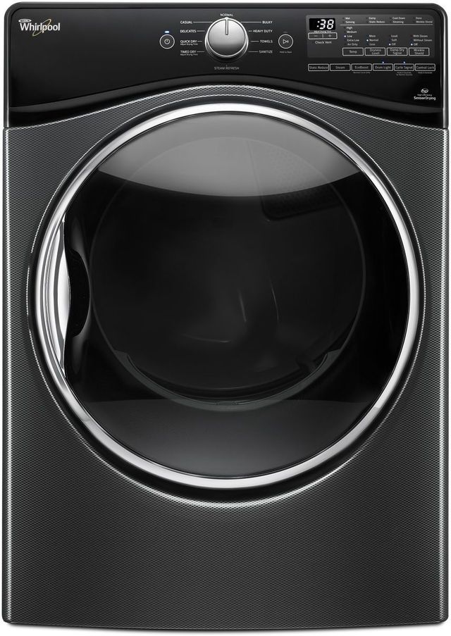 Whirlpool® Front Load Electric Dryer-Black Diamond