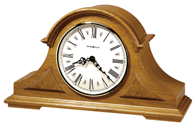 Howard Miller® Burton Golden Oak Mantel Clock