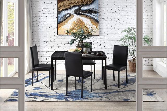 Homelegance Tempe Dining Table with Faux Marble Top 3