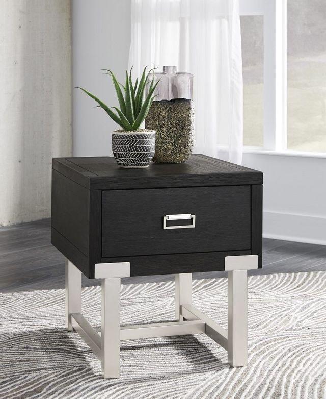 Signature Design by Ashley® Chisago Black End Table 5