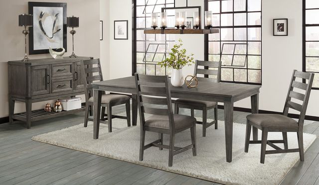 Intercon Foundry Pewter Dining Table-2