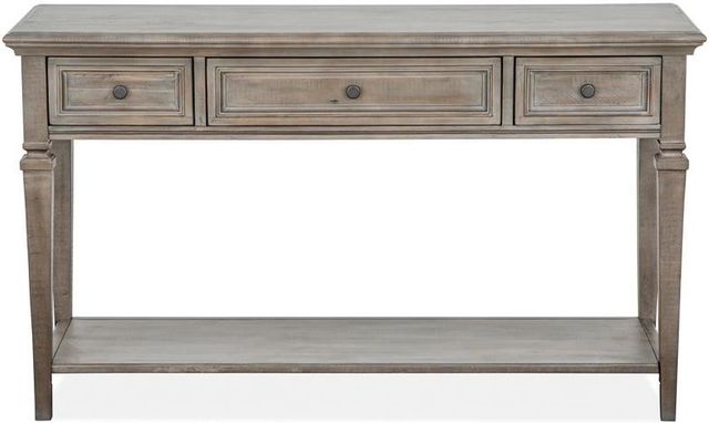 Magnussen® Home Lancaster Dovetail Grey Lift Rectangular Sofa Table 1