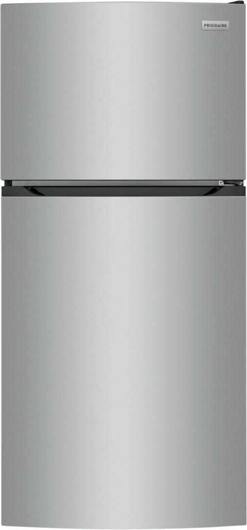 Frigidaire® 13.9 Cu. Ft. Brush Steel Top Freezer Refrigerator 0
