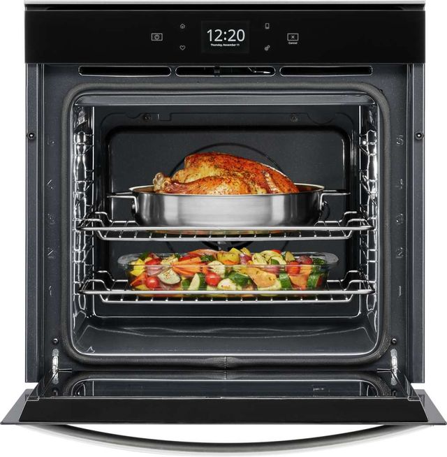 Whirlpool® 24" Fingerprint Resistant Stainless Steel Single Electric Wall Oven  3