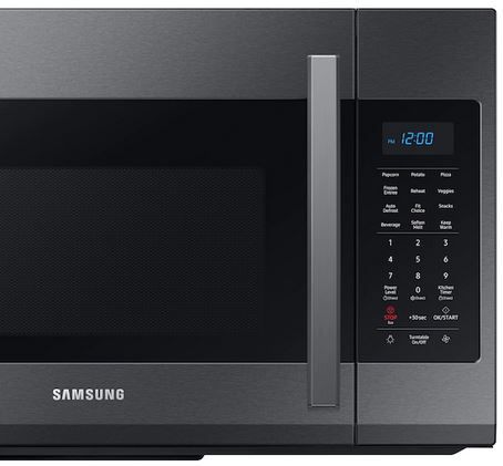 Samsung 1.9 Cu. Ft. Fingerprint Resistant Black Stainless Steel Over The Range Microwave 4