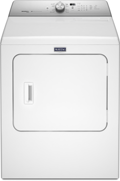 Maytag® Front Load Electric Dryer-White-MEDB766FW