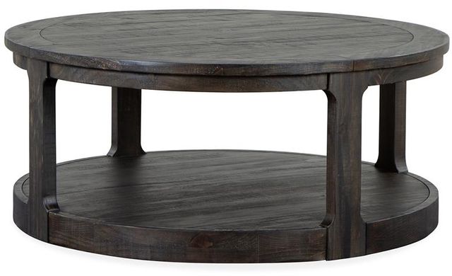 Magnussen Home® Boswell Peppercorn Cocktail Table with Casters