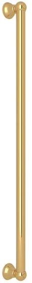 Rohl® Shower Collection 36" Italian Brass Decorative Grab Bar