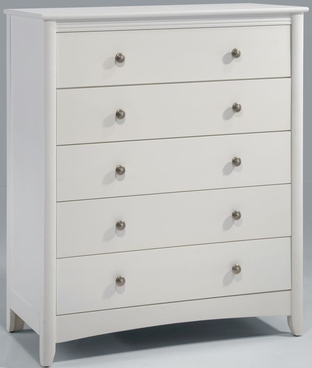 Night & Day Furniture™ Secrets White Drawer Chest with Secret Tray