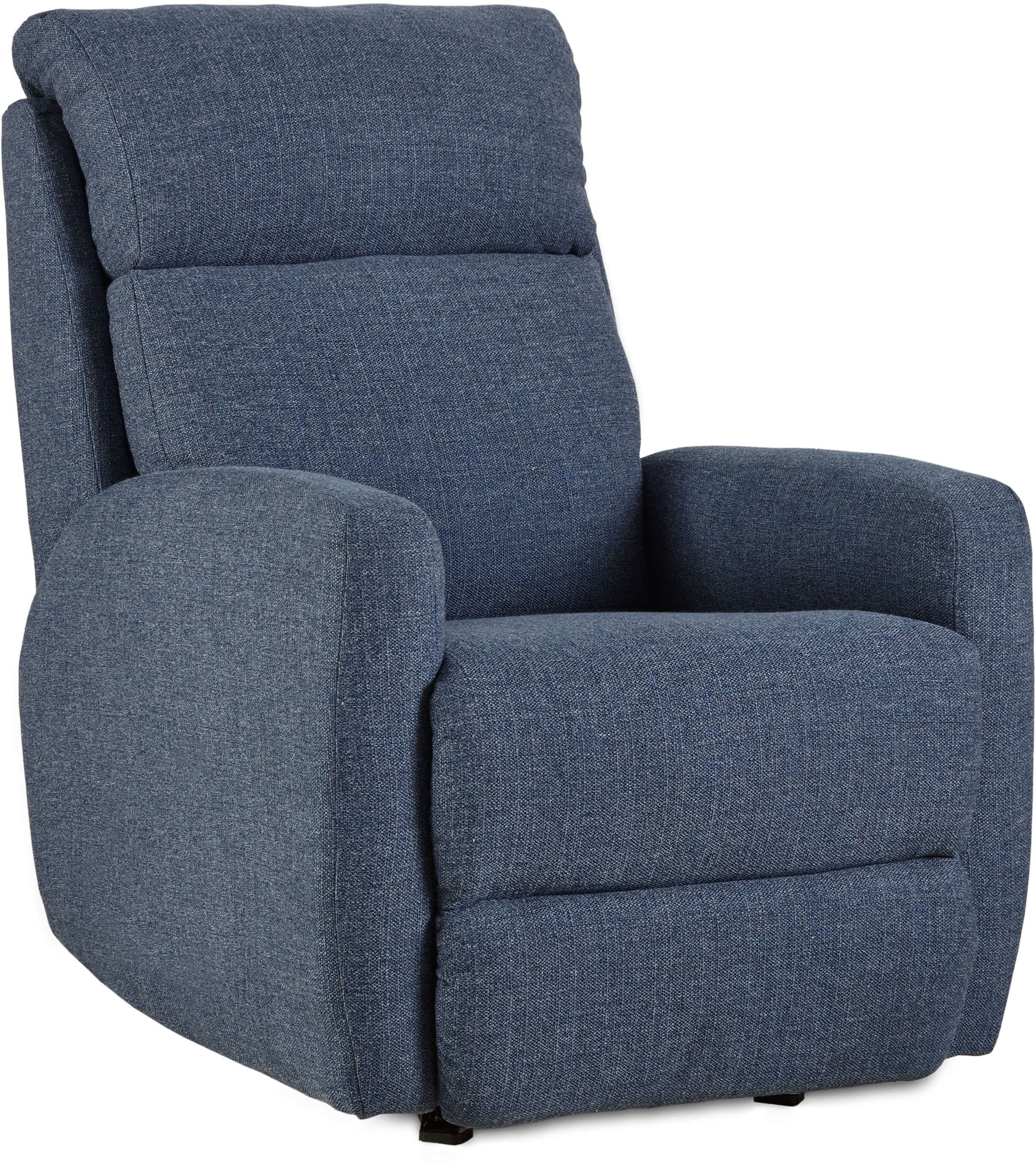 Southern Motion™ Primo Blue Swivel Recliner
