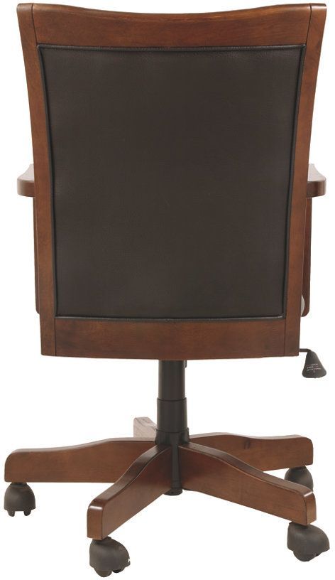 Signature Design by Ashley® Hamlyn Medium Brown Home Office Swivel Desk Chair 3