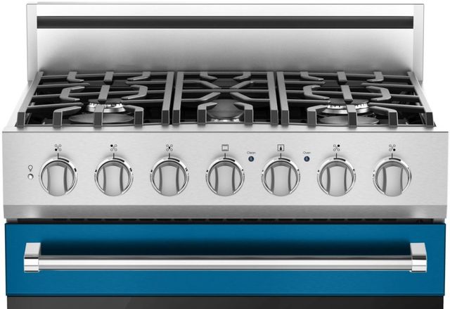 Viking® 3 Series 30" Alluvial Blue Pro Style Dual Fuel Natural Gas Range 28