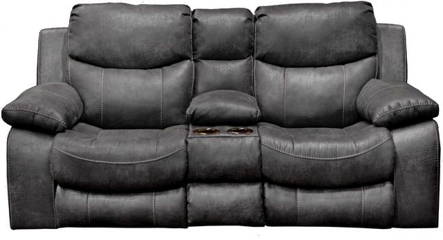 Catnapper® Catalina Power Reclining Console Loveseat with Storage and Cupholders 0