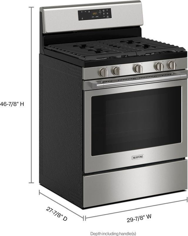 Samsung 30 Fingerprint Resistant Black Stainless Steel Smart Freestanding  Gas Range, East Coast Appliance