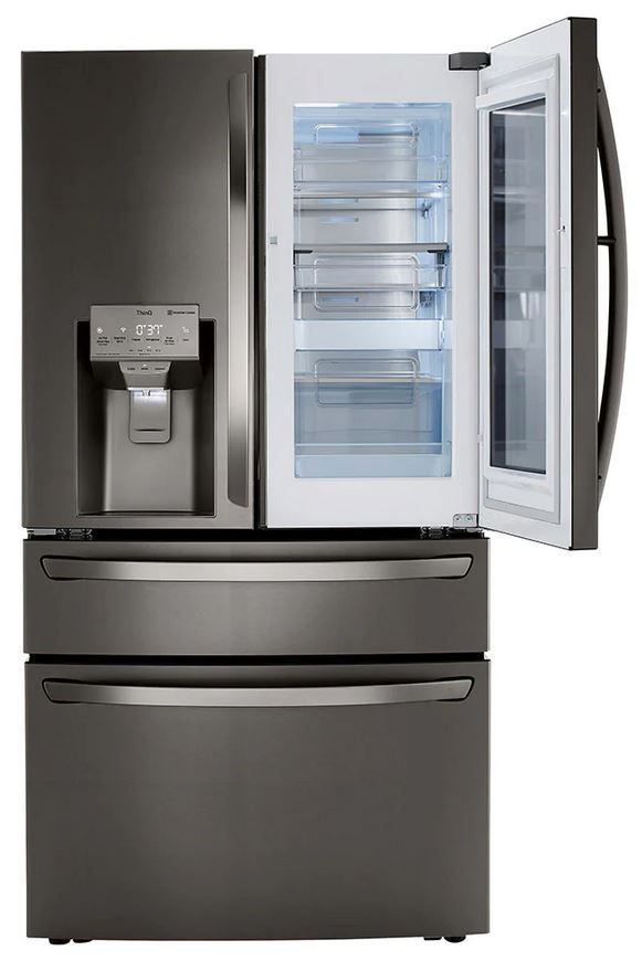 LG 29.5 Cu. Ft. PrintProof™ Black Stainless Steel French Door Refrigerator 5