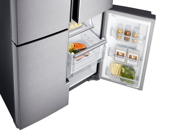 Samsung 23.0 Cu. Ft. Fingerprint Resistant Stainless Steel Counter Depth 4-Door Flex™ Refrigerator-3