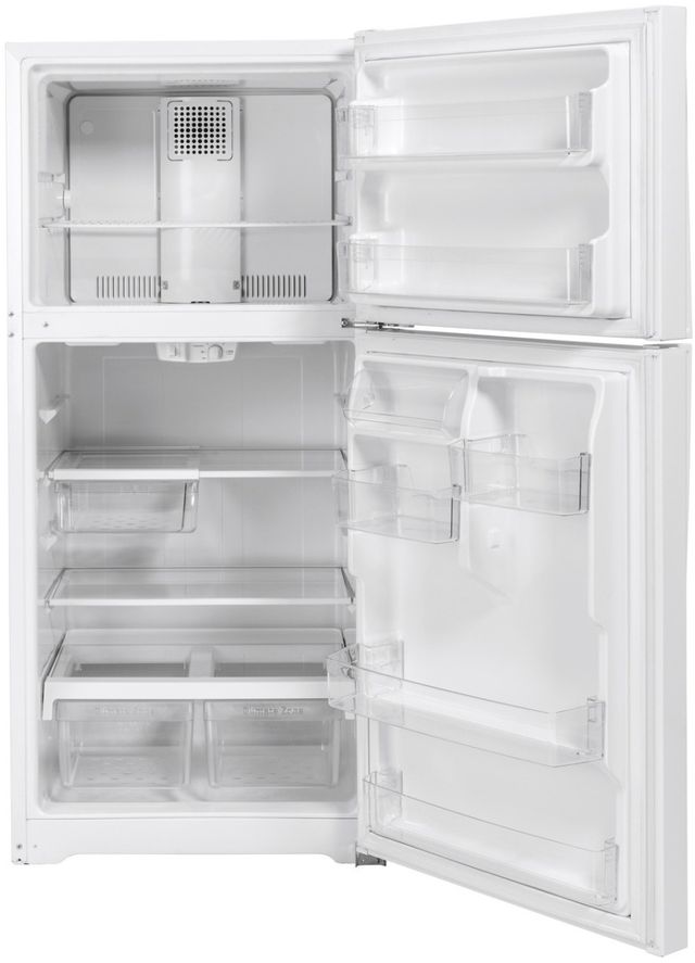 GE® 30 in. 19.1 Cu. Ft. White Top Freezer Refrigerator-1
