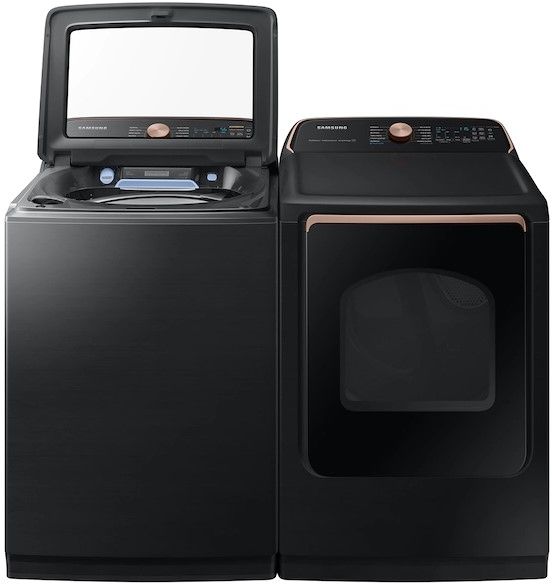 Samsung 7.4 Cu. Ft. Brushed Black Gas Dryer 6