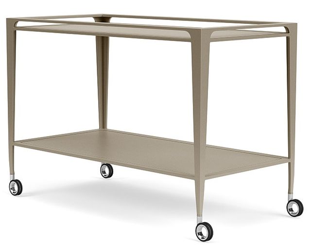 Brown Jordan® Still Console Table and Serving Cart 1