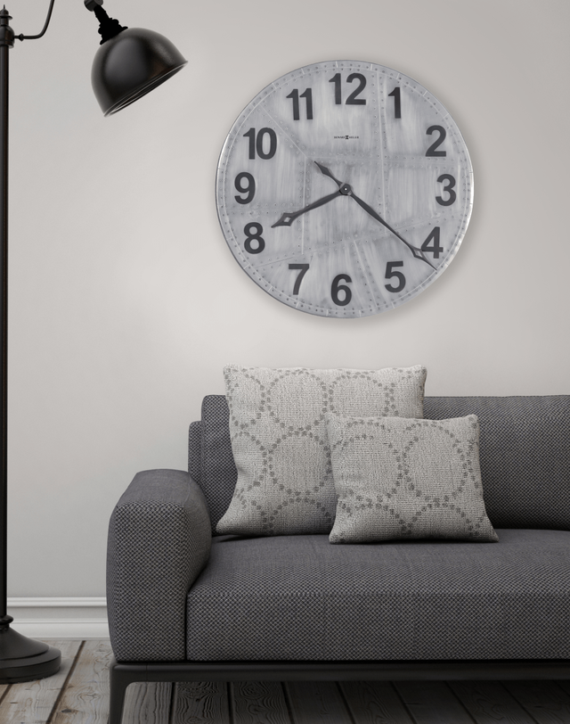 Howard Miller® Aviator Gallery 33" Charcoal Gray Wall Clock 2
