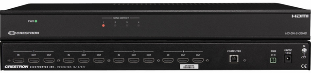 Crestron® Quad 1-To-2 HDMI® Distribution Amplifier 2