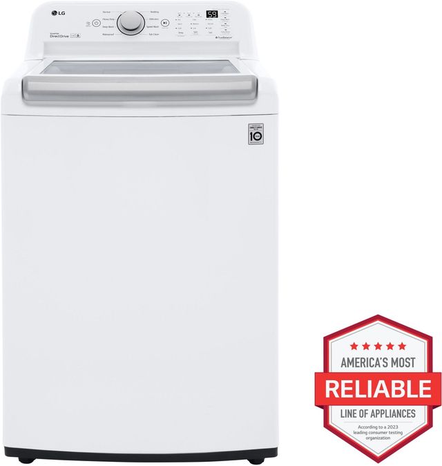 LG 5.0 Cu. Ft. White Top Load Washer-1