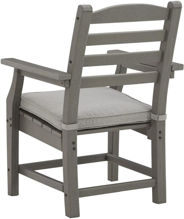 Signature Design by Ashley® Visola 2 Piece Gray Outdoor Arm Chair Set-2