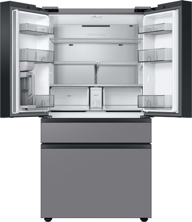 Samsung Bespoke 23 Cu. Ft. Stainless Steel French Door Refrigerator with AutoFill Water Pitcher 1