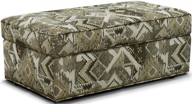 England Furniture June Storage Ottoman with Nails 0
