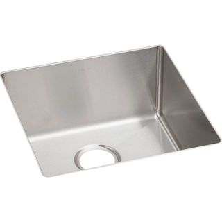 Elkay® Crosstown 18 Gauge Stainless Steel 18-1/2" x 18-1/2" x 9", Single Bowl Undermount Sink