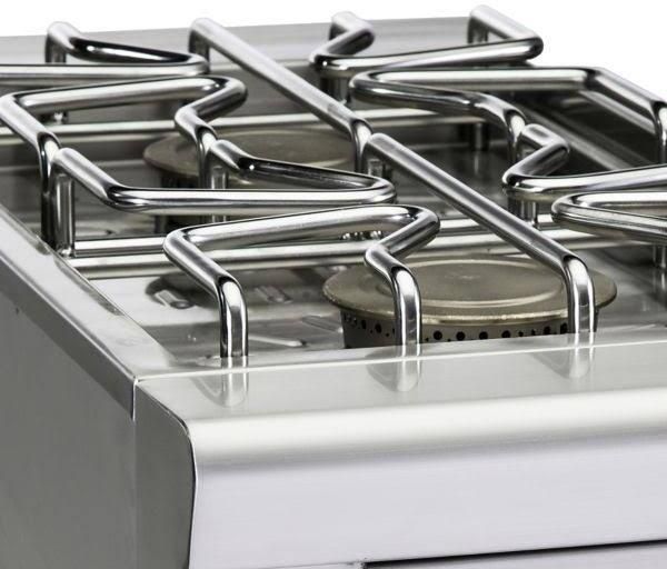 Viking® 5 Series 13" Stainless Steel Natural Gas Double Side Burner-3