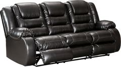Signature Design by Ashley® Vacherie Black Reclining Sofa