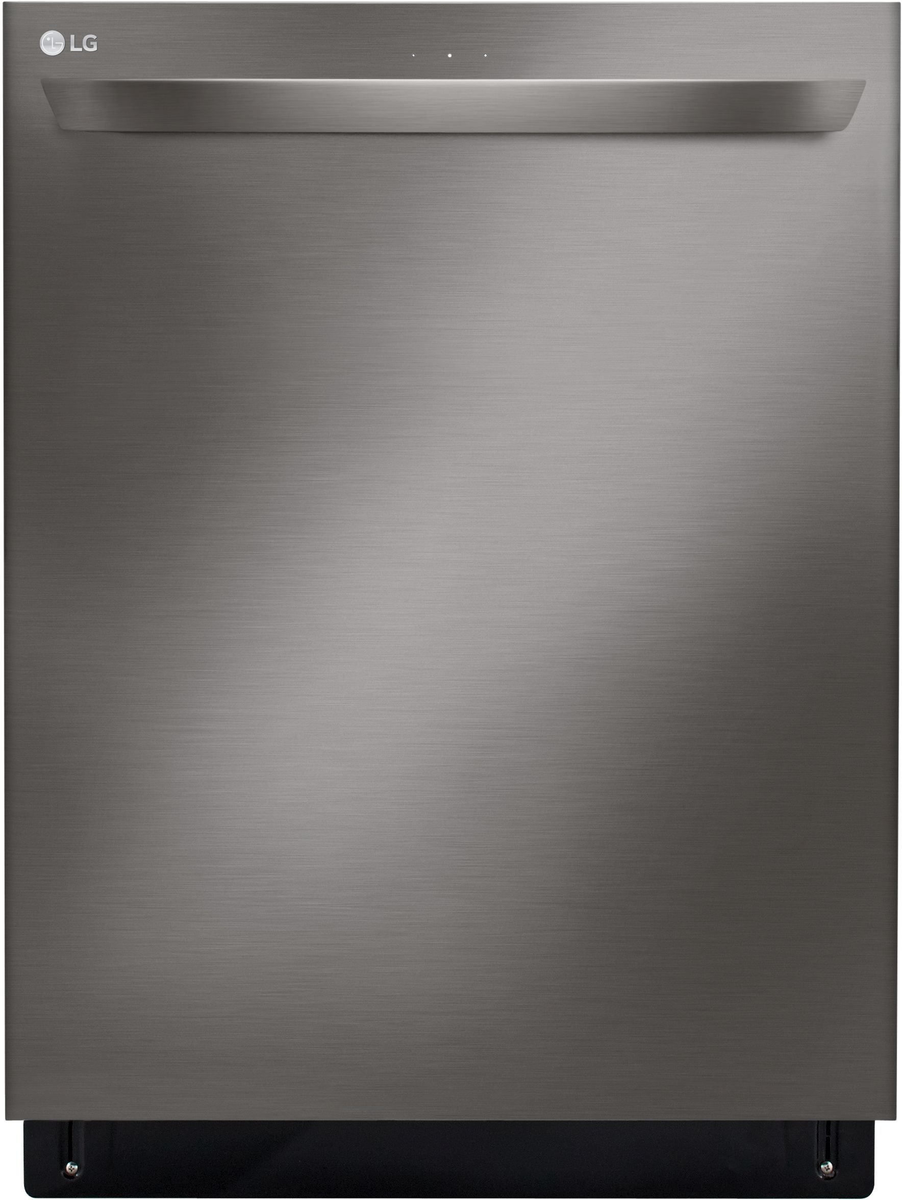 black stainless steel dishwasher