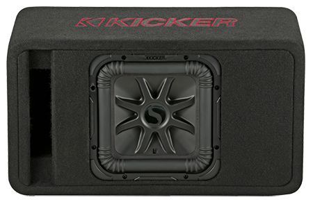 Kicker® Single 10" L7R Subwoofer Enclosure 0
