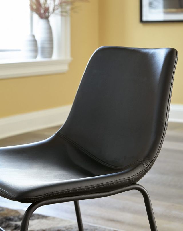 Chaise d'appoint Centiar en tissu noir Signature Design by Ashley® 4