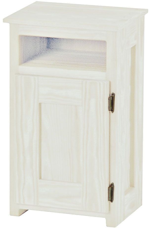 Crate Designs™ Classic Right Side Hinge Door Petite Nightstand 2