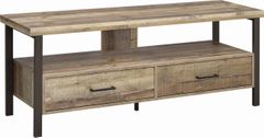 Coaster® Everyday Rustic Weathered Pine 60" TV Console