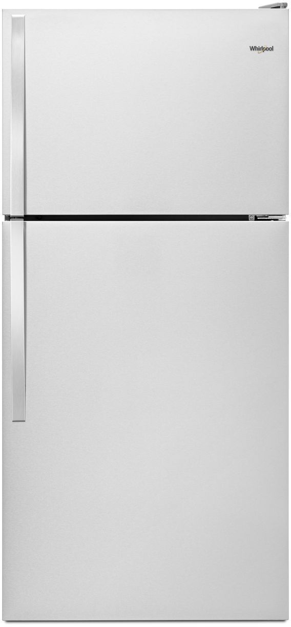 Whirlpool® 18.2 Cu. Ft. Top Freezer Refrigerator-Stainless Steel
