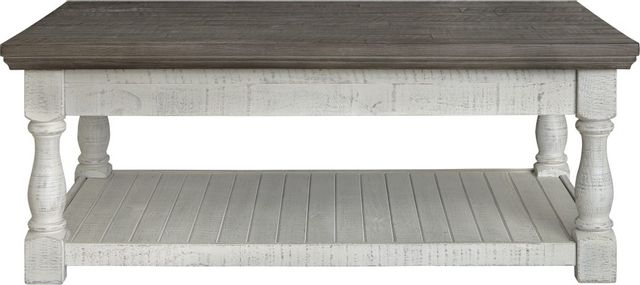 Signature Design by Ashley® Havalance Gray/White Lift-Top Coffee Table-1