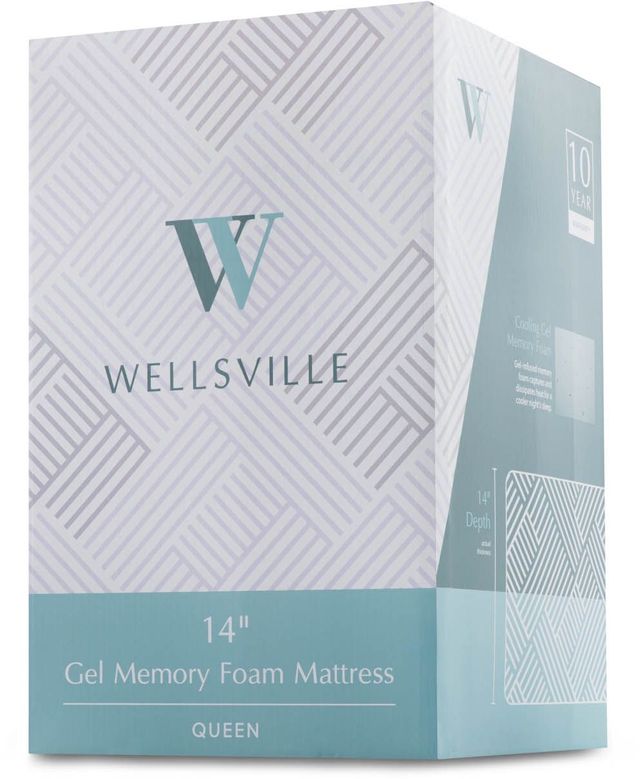 Malouf® Wellsville 14" Plush Gel Memory Foam Full Mattress 7