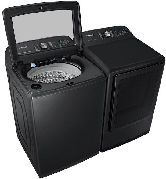 Samsung 7.4 Cu. Ft. Brushed Black Electric Dryer [Scratch & Dent] 9