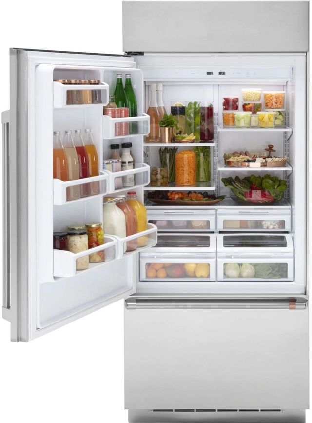 Café™ 21.3 Cu. Ft. Stainless Steel Built In Bottom-Freezer Refrigerator 5