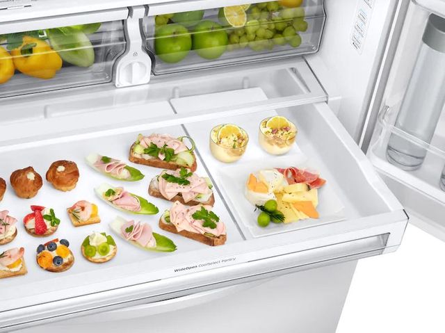 Samsung 22.6 Cu. Ft. White French Door Counter Depth Refrigerator 5
