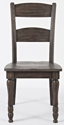 Jofran Inc. Madison County Brown Ladderback Dining Chair-1