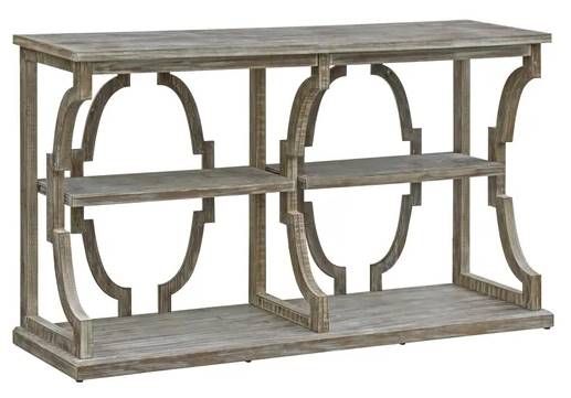 Crestview Collection Stockton Chestnut Wash Console Table-0