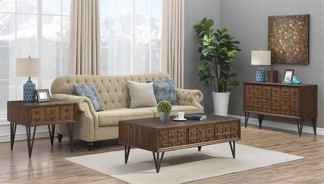 Coast2Coast Home™ Accents by Andy Stein Oxford Distressed Brown Cocktail Table 6