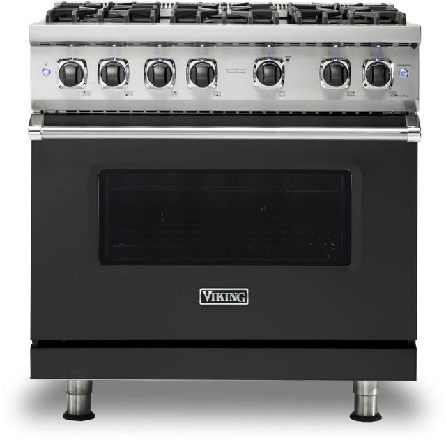 viking-5-series-36-cast-black-pro-style-natural-gas-range-arnold-s